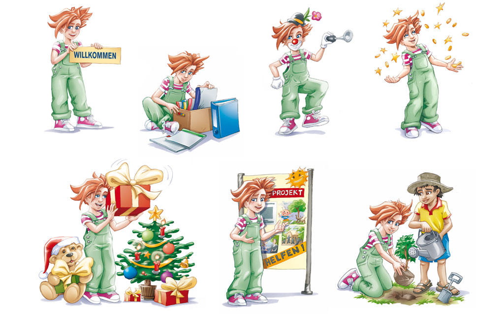 KinderLicht Imagefiguren (Ausführung: Detlef Henke)