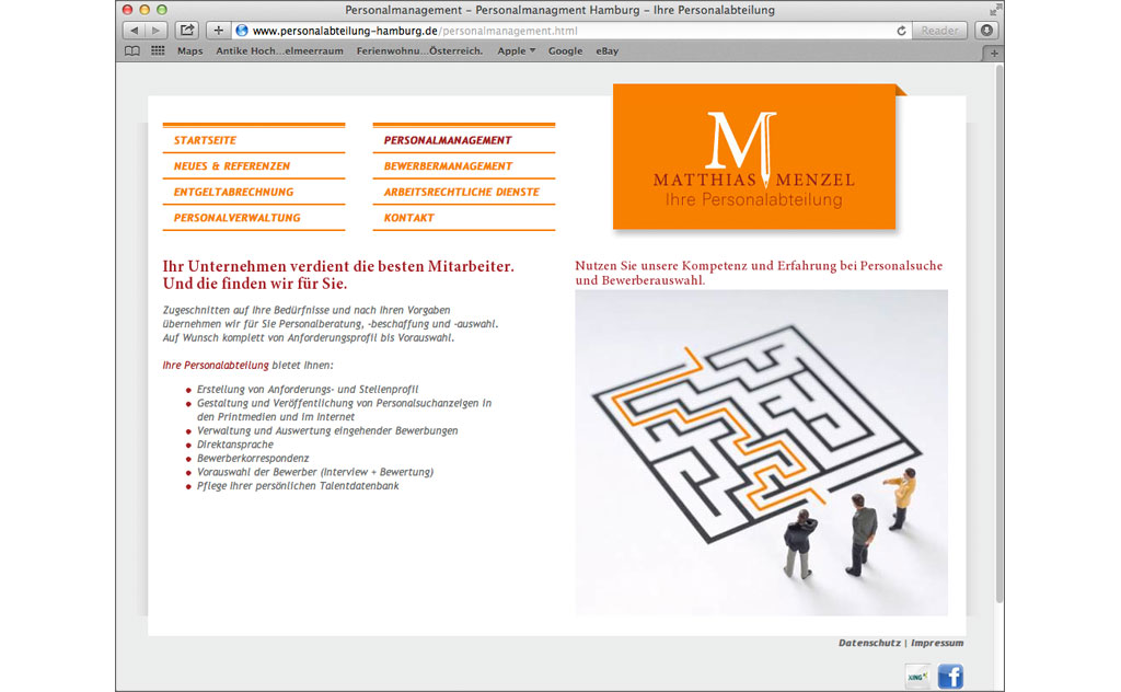 Matthias Menzel Webseite 4