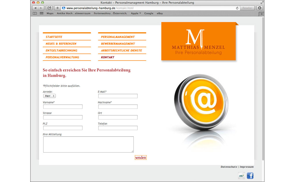 Matthias Menzel Webseite 5