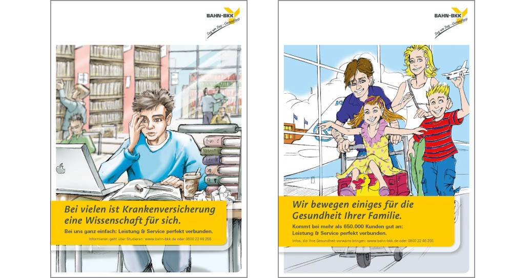 Bahn-BKK Plakate