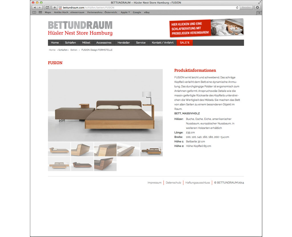 BETTUNDRAUM Webseite 5